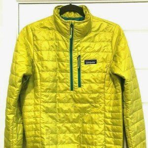 PATAGONIA NANO PUFF PULLOVER WOMENS SMALL MINT